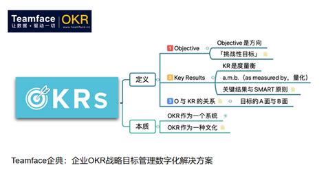 用思维导方式展示制定OKR的步骤 – NRD Studio