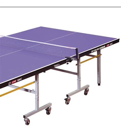 红双喜乒乓球桌带轮移动兵乓球案子家用标准可折叠室内乒乓 ...