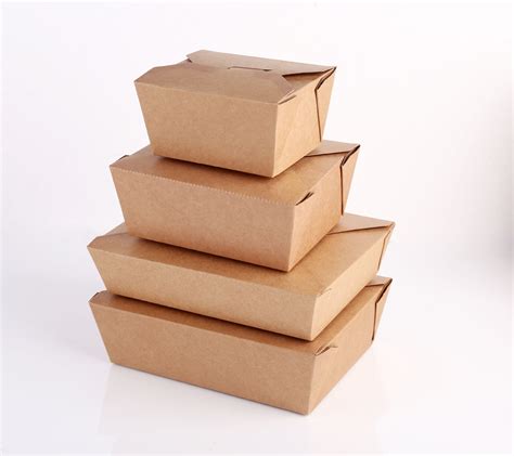 牛皮纸餐盒定制食品包装盒一次性快餐盒长方形纸盒外卖打包盒批发-阿里巴巴