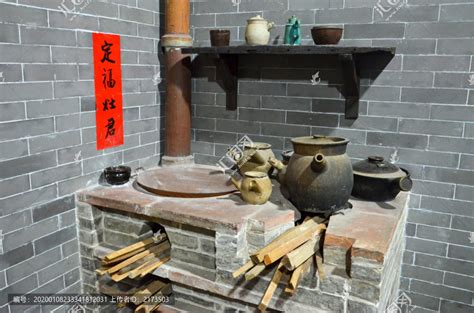 古代厨房灶台,传统文化,文化艺术,摄影素材,汇图网www.huitu.com