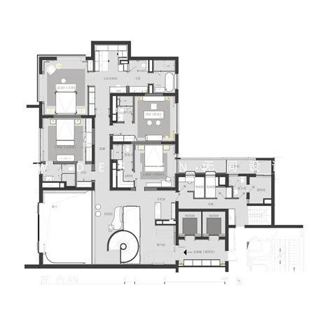 上海汤臣一品项目360㎡豪宅样板房施工图-住宅装修-筑龙室内设计论坛
