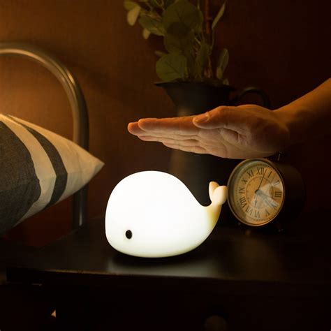新款创意七彩卧式照明海豚灯情侣礼物可爱小夜灯伴睡床头氛围灯-阿里巴巴