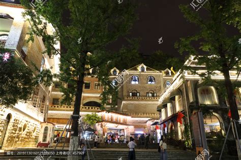 重庆南滨路夜景,都市风光,建筑摄影,摄影素材,汇图网www.huitu.com