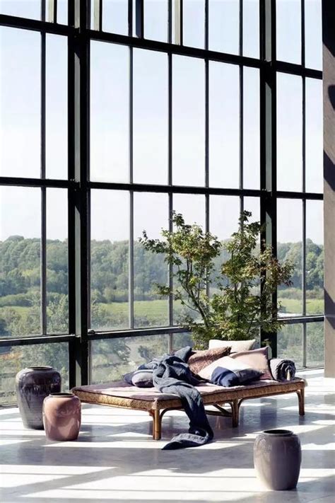 28款美丽落地窗设计 让阳光绿叶装饰你的温馨客厅-家居快讯-成都房天下家居装修