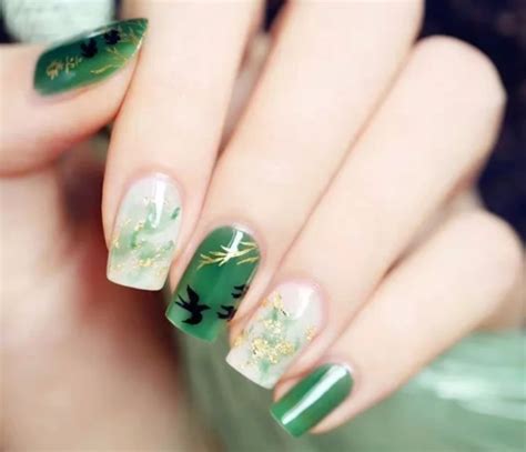 黑色美甲古风图片女生头像