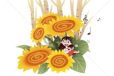 会唱歌的向日葵图片