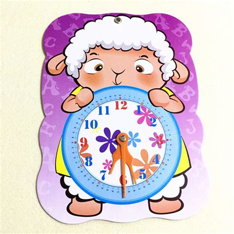 教学时钟 号钟面学具 幼儿园小学生识钟用 认钟表学时间教具-阿里巴巴