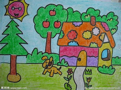 彩色小房子简笔画画法_怎么画彩色小房子的简笔画 - 简笔画大全 - 儿童简笔画图片大全
