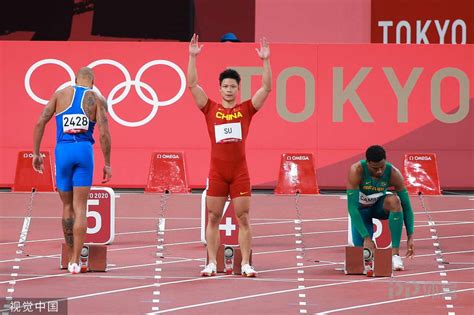 9秒83！创造新的亚洲纪录！苏炳添晋级男子100米决赛_中国