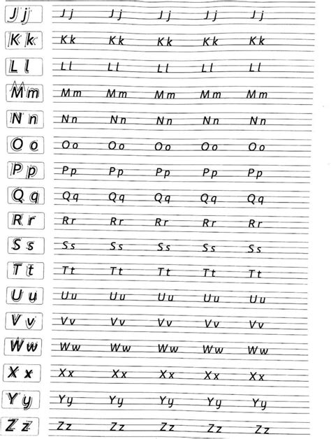 26个英语字母大小写正确书写格式【图解】_第2页