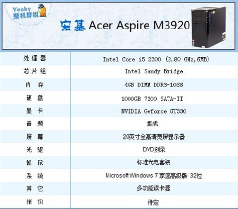 配酷睿i5-2300处理器！宏基M3920新机评测-科技频道-和讯网