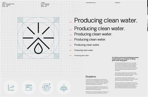 Dropterra 淡水清洁净化公司logo设计“线条水滴”元素-上海品牌设计公司-尚略