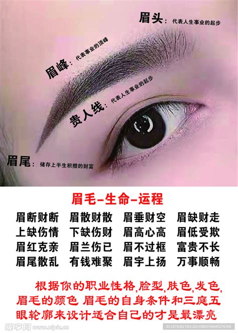 半永久纹眉海报设计图__广告设计_广告设计_设计图库_昵图网nipic.com