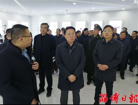 2020年12月21日，市委书记江敦涛，市长马晓磊，到公司指导工作。_淄博泰雷兹电子有限公司