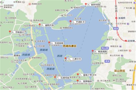 西湖步行最佳路线,西湖最佳游览路线,杭州西湖游览路线图(第5页)_大山谷图库