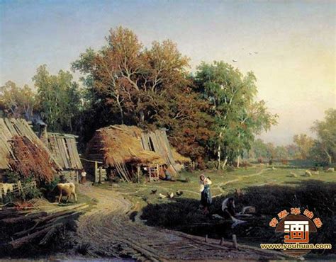 俄罗斯风景油画欣赏- 中国风