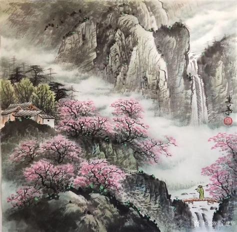 三幅画看懂中国传统山水画的构图法_文化_腾讯网