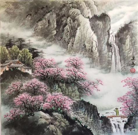 国画山水大全图片