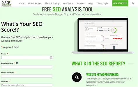 Free SEO Analysis Tool: Search Engine Optimization