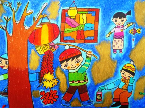 庆元旦儿童画：新的一年_庆元旦儿童画_教育_太平洋亲子网