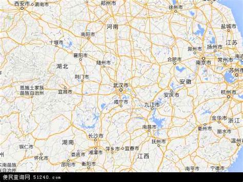 湖北省地图 - 湖北省卫星地图 - 湖北省高清航拍地图 - 便民查询网地图