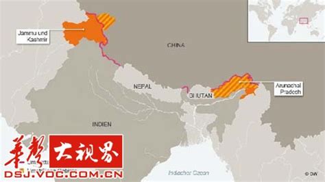 中国与印度争议地图,中国边界争议地区,中印争议地区_大山谷图库