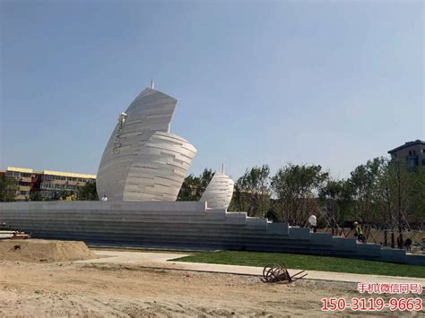 【帆船】北京萧太后河不锈钢帆船工程-玉海雕塑