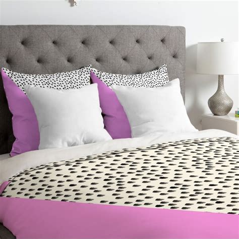 Brayden Studio® Microfiber Geometric Duvet Cover | Wayfair