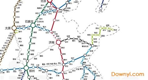 中国高铁线路规划图下载-中国高铁线路网下载-当易网