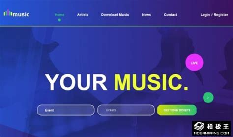 音乐网站设计|网页|企业官网|KING视界 - 原创作品 - 站酷 (ZCOOL)
