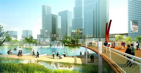 东莞市南城国际商务区景观设计|清华同衡