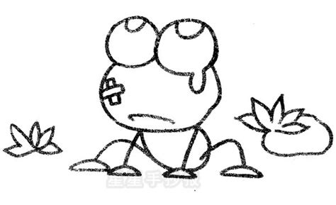 小青蛙简笔画插画图片下载-正版图片401692898-摄图网