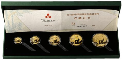 2012年熊猫金币套装回收价目表 2012年熊猫金币一套最新价格-第一黄金网