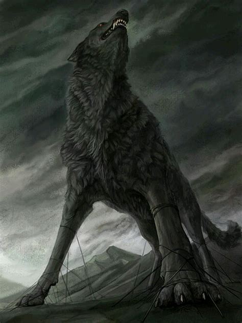 神话中最恐怖的三匹魔狼，排名第一的就连战神都被咬掉了一只手__凤凰网