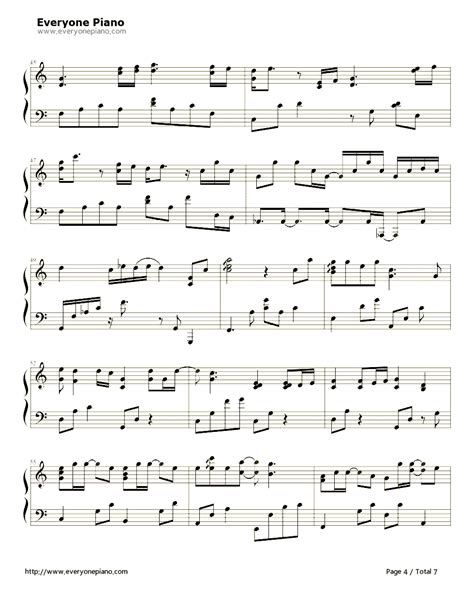 三寸日光-EOP教学曲-梁静茹五线谱预览2-钢琴谱文件（五线谱、双手简谱、数字谱、Midi、PDF）免费下载