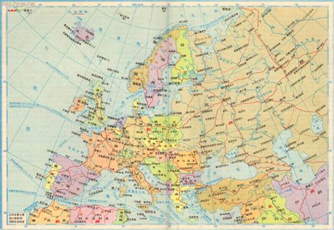 欧洲电子地图中文版 欧洲电子地图全图高清版-iTrip爱去自由