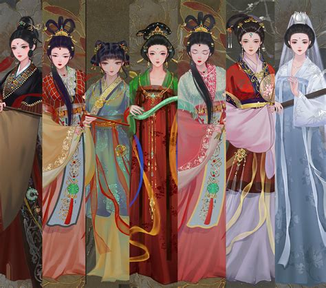 美人画卷图片