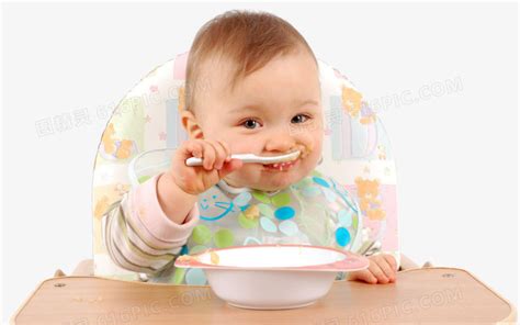 宝宝自己吃饭图片免费下载_PNG素材_编号1m9iw3dxv_图精灵