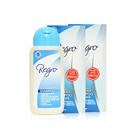 Regro Hair Active & Antidandruff Shampoo 200 ml. แชมพูลดปัญหาผมร่วงและ ...