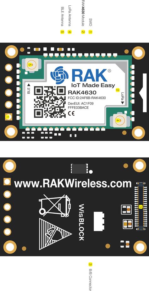 RAK4631 WisBlock LPWAN 模块数据手册 | 文档中心
