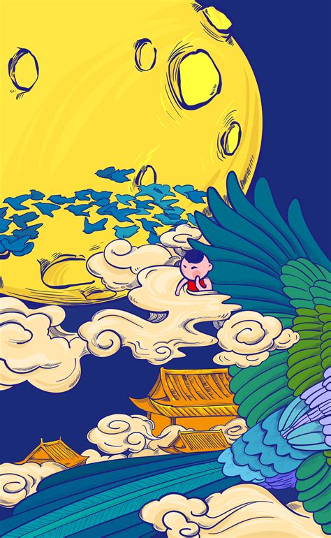 【传承中国味】八月十五中秋节|插画|创作习作|简爱手绘 - 原创作品 - 站酷 (ZCOOL)
