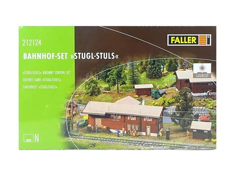 Modellbau Bausatz Bahnhof-Set Stugl-Stuls, Faller N 212124 neu ...