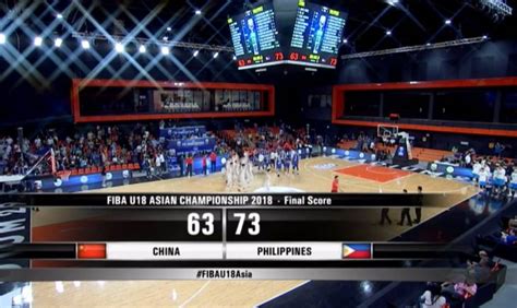U18男篮亚洲杯-中国队63-73不敌菲律宾-直播吧zhibo8.cc