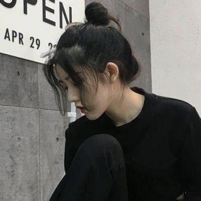 女生头像非主流黑色