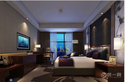 最新小型宾馆客房装修设计图片-家居美图_装一网装修效果图