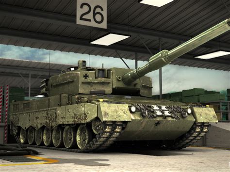 豹II主站坦克_最大的大白-站酷ZCOOL