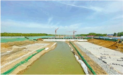 山东省人民政府 图片新闻 小清河复航工程首座节制闸主体工程完成