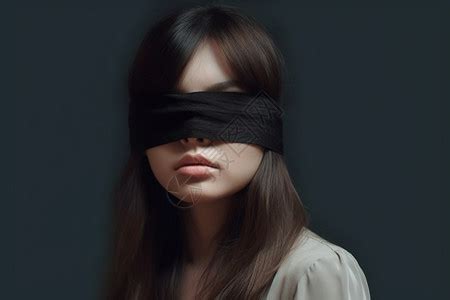 蒙住眼睛非主流头像