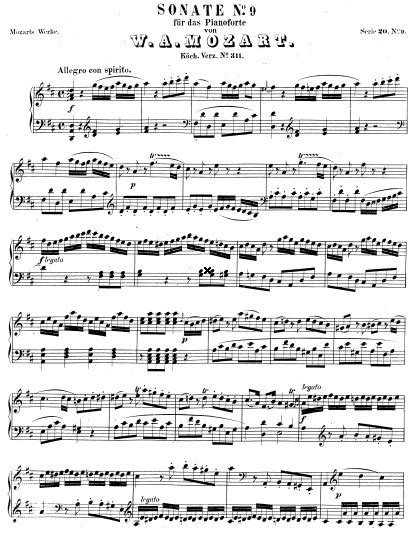 莫扎特奏鸣曲K330曲式分析