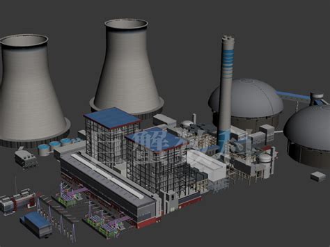 工厂车间模型图|三维|建筑/空间|谷建伟 - 原创作品 - 站酷 (ZCOOL)